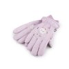 Nylonhandschuhe für Kinder, gefüttert, mit elastischen Bündchen (Varianta 1 hell lila, Balení 1 Paar)