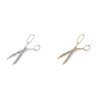 Brosche Schere mit geschliffenen Steinchen (Varianta 1 platine, Balení 1 Stück)