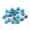 Synthetischer Tyrkenit, Mineralperlen, Ø 8 mm (Varianta 1 tyrkenit, Balení 10 Stück)