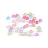 Synthetischer gesprengter Bergkristall, Mineralperlen, Ø 4 mm (Varianta 2 Kristall Multicolor, Balení 50 Stück)