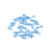Glasperlen geschliffen, Ø 4 mm (Varianta 1 weiß, Balení 5 g)