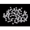 Kunststoffperlen Tropfen 4,7 x 5,3 mm (Varianta 1 weiß, Balení 10 g)