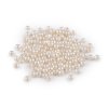 Glaswachsperlen gerippt, Ø 4 mm (Varianta 1 weiß, Balení 20 g)
