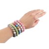 Armband aus Glasperlen elastisch (Varianta 1 Hellrosa, Balení 1 Stück)