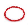 Armband elastisch mit geschliffenen Perlen (Varianta 1 Hellrosa, Balení 1 Stück)