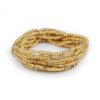 Set flexible Armbänder aus Rocailles 12 Stk. (Varianta 1 weiß gold, Balení 1 Set)