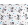 Baumwollstoff/Leinwand Bär, Mäuschen (Varianta 1 (1002t) weiß Maus, Balení 1 m)