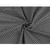 Baumwollstoff/Leinen Punkte (Varianta 2 (357) schwarz, Balení 1 m)