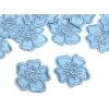Aufbügler gestickte Blume (Varianta 1 weiß, Balení 10 Stück)