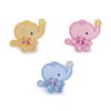 Aufbügler Elefant (Varianta 1 weiss-gelb, Balení 10 Stück)