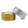 Brokatband Breite 38 mm mit Lurex (Varianta 1 gold, Balení 22.5 M)