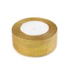 Brokatband Breite 38 mm mit Lurex (Varianta 1 gold, Balení 22.5 M)