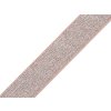 Gummiband mit Lurex Breite 27 mm (Varianta 1 weiß silber, Balení 1 M)