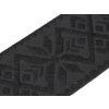 Gurtband mit Stickerei, Breite 48 mm (Varianta schwarz, Balení 1 m)