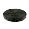 Gurtband mit Camouflage-Muster beidseitig, Breite 32 mm (Varianta grün, Balení 1 m)