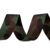 Gurtband mit Camouflage-Muster beidseitig, Breite 32 mm (Varianta grün, Balení 1 m)