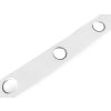 Ösenband für Gardinen mit Klick-Ösen Breite 75 mm (Varianta 2 (8*) weiß, Balení 1 m)
