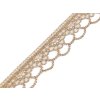 Spitzenborte mit Lurex Breite 30 mm (Varianta Gold, Balení 1 m)