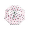 Kinderregenschirm transparent Automatik, Erdbeere (Varianta 1 rosa, Balení 1 Stück)