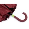 Regenschirm für Damen Automatik mit Punkten (Varianta 3 braun türkis, Balení 1 Stück)