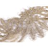 Goldene Spitze mit Lurex Breite 64 mm (Varianta dunkel-gold, Balení 1 m)