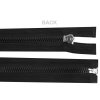 Knochenreißverschluss Nr. 8 für Jacken, Metallimitat, Länge 90 cm (Varianta schwarz, Balení 1 Stück)