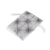 Geschenkbeutel mit metallischem Muster, 10 x 13 cm (Varianta 1 Silber, Balení 10 Stück)