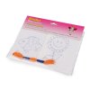 Stickvorlage für Kinder mit vorgedrucktem Motiv, 2 Stk. (Varianta 1 Siehe Abbildung, Balení 1 Tüte)