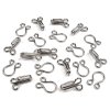 Haken und Augen, Größe 18 + 16 mm und 20 + 18 mm (Varianta 18+16 mm (6x) Nickel, Balení 1 Karton)