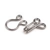 Haken und Augen, Größe 18 + 16 mm und 20 + 18 mm (Varianta 18+16 mm (6x) Nickel, Balení 1 Karton)