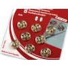 Metall-Druckknöpfe/Snaps (Varianta 2/11 mm 3 Nickel, Balení 1 Kart.)
