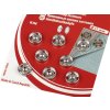Metall-Druckknöpfe/Snaps (Varianta 2/11 mm 3 Nickel, Balení 1 Kart.)