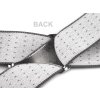 Hosenträger Breite 3,5 cm Länge 125 cm (Varianta 37 schwarz weiß, Balení 1 Stück)