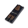 Hosenträger mit Doppel-Clip, Breite 3,5 cm, Länge 120 cm, in Box (Varianta 1 beige dunkel, Balení 1 Stück)