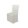 Stuhlhusse elastisch gerafft (Varianta 1 weiß, Balení 1 Stück)