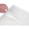 Halbperlen selbstklebend am Klebestreifen Ø4 mm (Varianta 1 milchfarbig, Balení 1 Kart.)