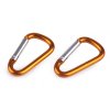 Metall Karabiner 23x29 mm (Varianta 1 rot, Balení 2 Stück)