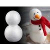 Styropor Schneemann 6,7x11,5 cm (Varianta weiß, Balení 1 Stück)
