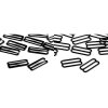 Haken und Gurtschieber für Unterwäsche Breite 25 mm metallisch (Varianta 4 schwarz Haken, Balení 4 Stück)