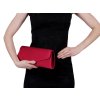 Handtasche - Clutch Satin mit Struktur (Varianta 2 créme, Balení 1 Stück)