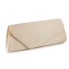 Handtasche - Clutch Satin mit Struktur (Varianta 2 créme, Balení 1 Stück)