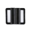 Verschluss für Bikini Breite 20 mm, Kunststoff (Varianta 2 schwarz, Balení 5 Paar)