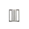 Bikini Verschluß Breite 20mm metallisch (Varianta 1 Nickel, Balení 2 Paar)