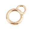 Karabiner Ring mit Öse für Handtaschen, Ø 19 mm (Varianta 1 Nickel, Balení 1 Stück)