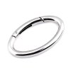 Design Karabiner Ellipse für Handtaschen / Schlüssel (Varianta 1 Nickel, Balení 1 Stück)