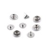 Metalldruckknöpfe für mitteldicke Stoffe, Ø 10 mm (Varianta 1 Nickel, Balení 50 Set)