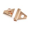 Taschenverschluss Set 47x50 mm (Varianta 1 rosagold, Balení 1 Set)