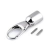 Endstück mit Karabiner für Taschenhenkel / Schnuren (Varianta Nickel, Balení 1 Stück)