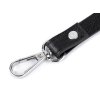 Kunstleder-Gurt/Taschenhenkel mit Karabinern Breite 1,5 cm (Varianta 1 schwarz Nickel, Balení 1 Stück)