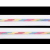 Spiralreißverschluss Nr. 5 regenbogenfarbig, Meterware (Varianta weiß, Balení 1 m)